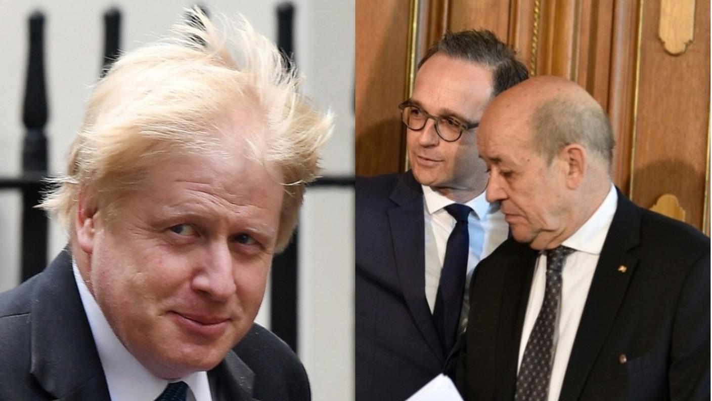 Jean-Yves Le Drian e Heiko Mass