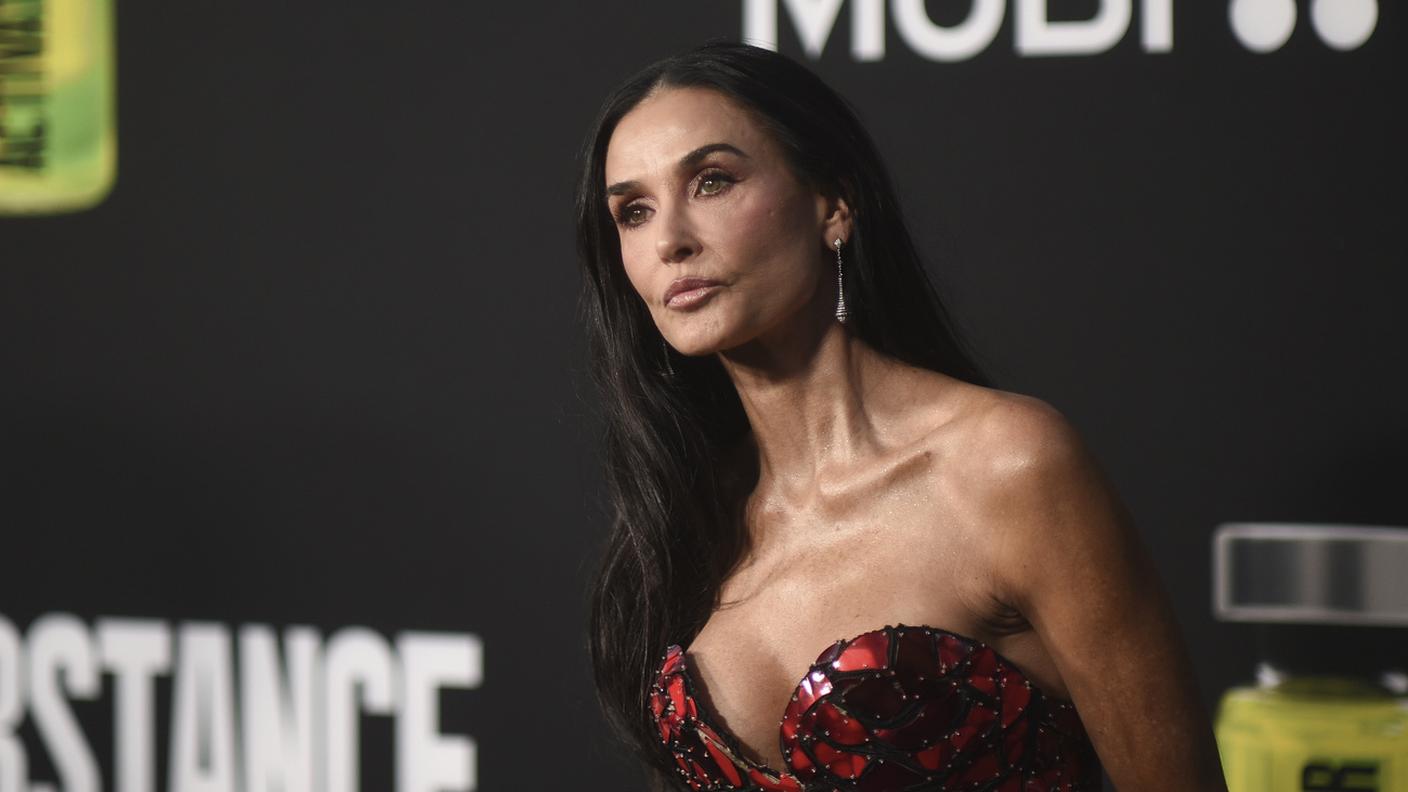 Demi Moore alla prima di The Substance a Los Angeles