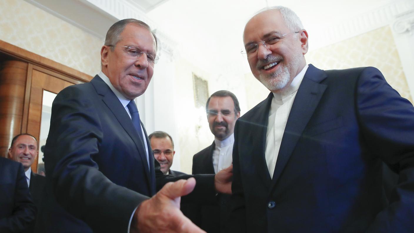 Sergei  Lavrov e Mohammad Zarif