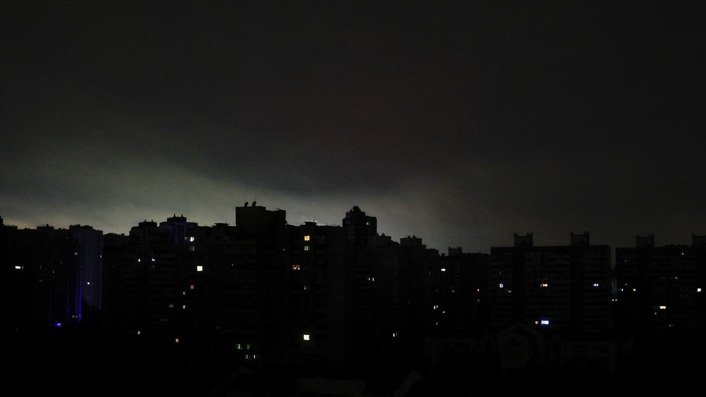 Blackout in alcune zone dell'Ucraina