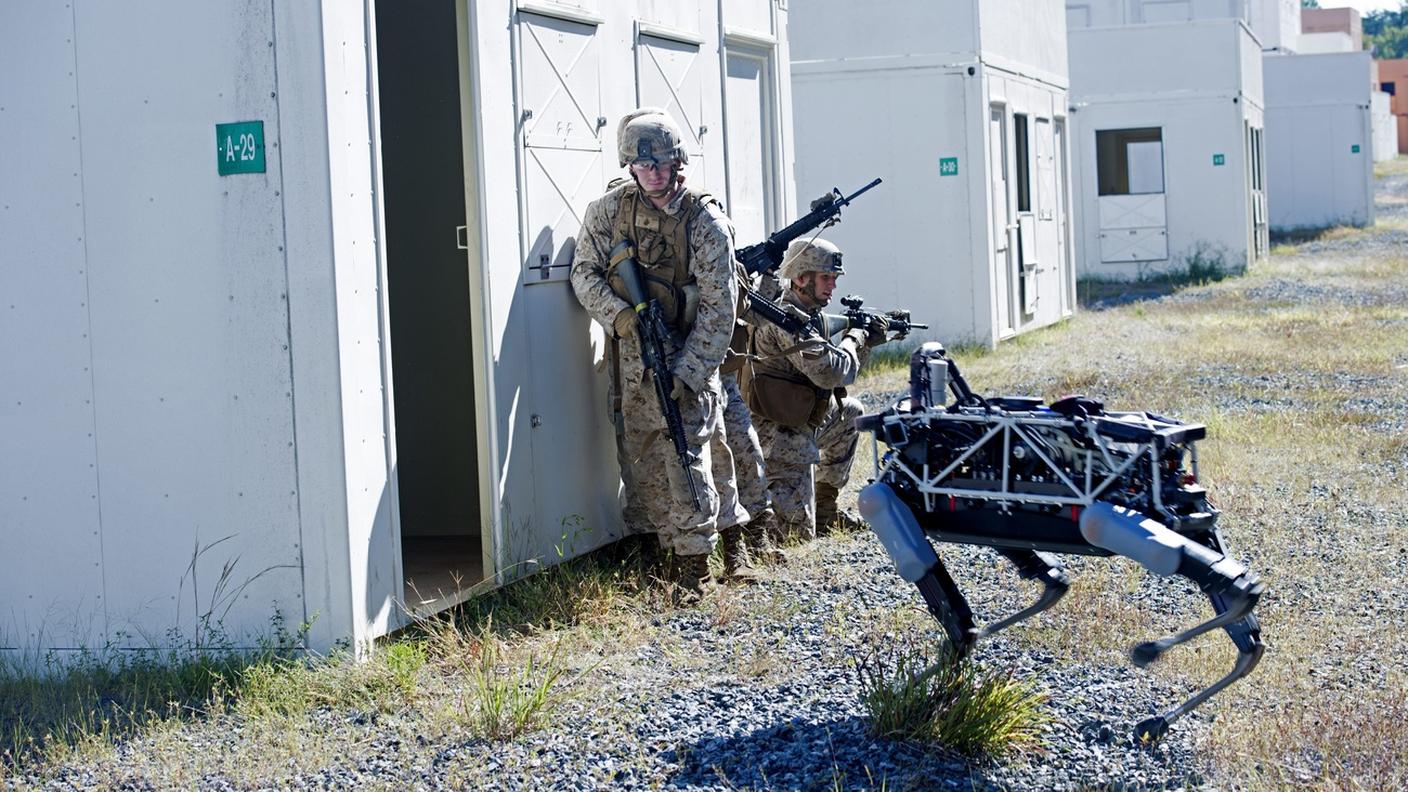 Un robot quadrupede usato dai marine USA