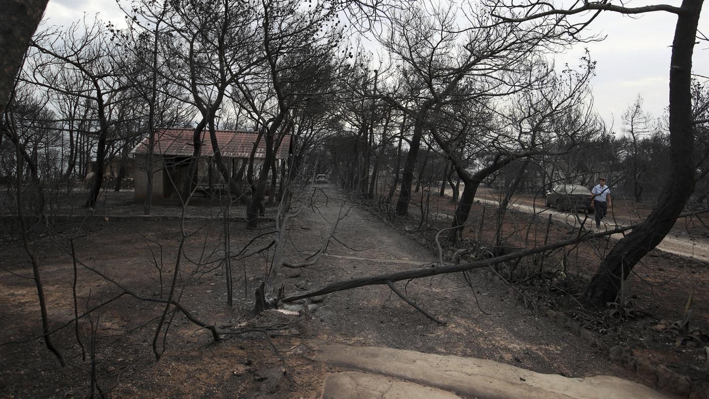 La regione devastata dalle fiamme