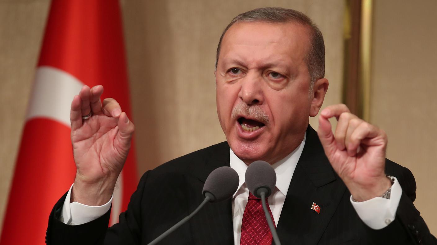 Il presidente turco Erdogan