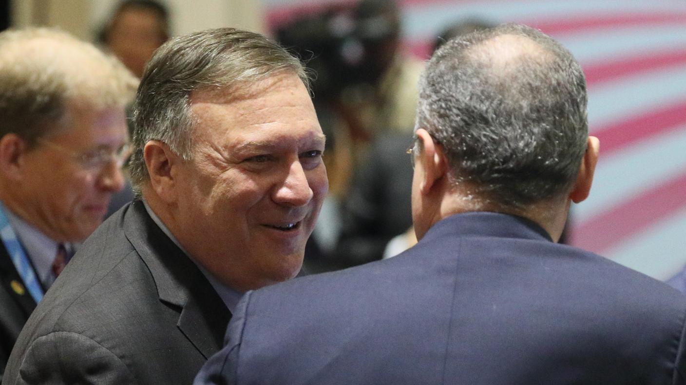 Il segretario di Stato USA Mike Pompeo