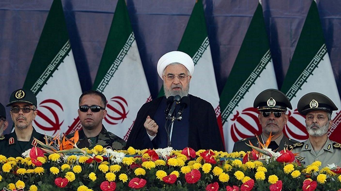 Il presidente iraniano Hassan Rohani ha accusato Washington per l'attacco alla parata