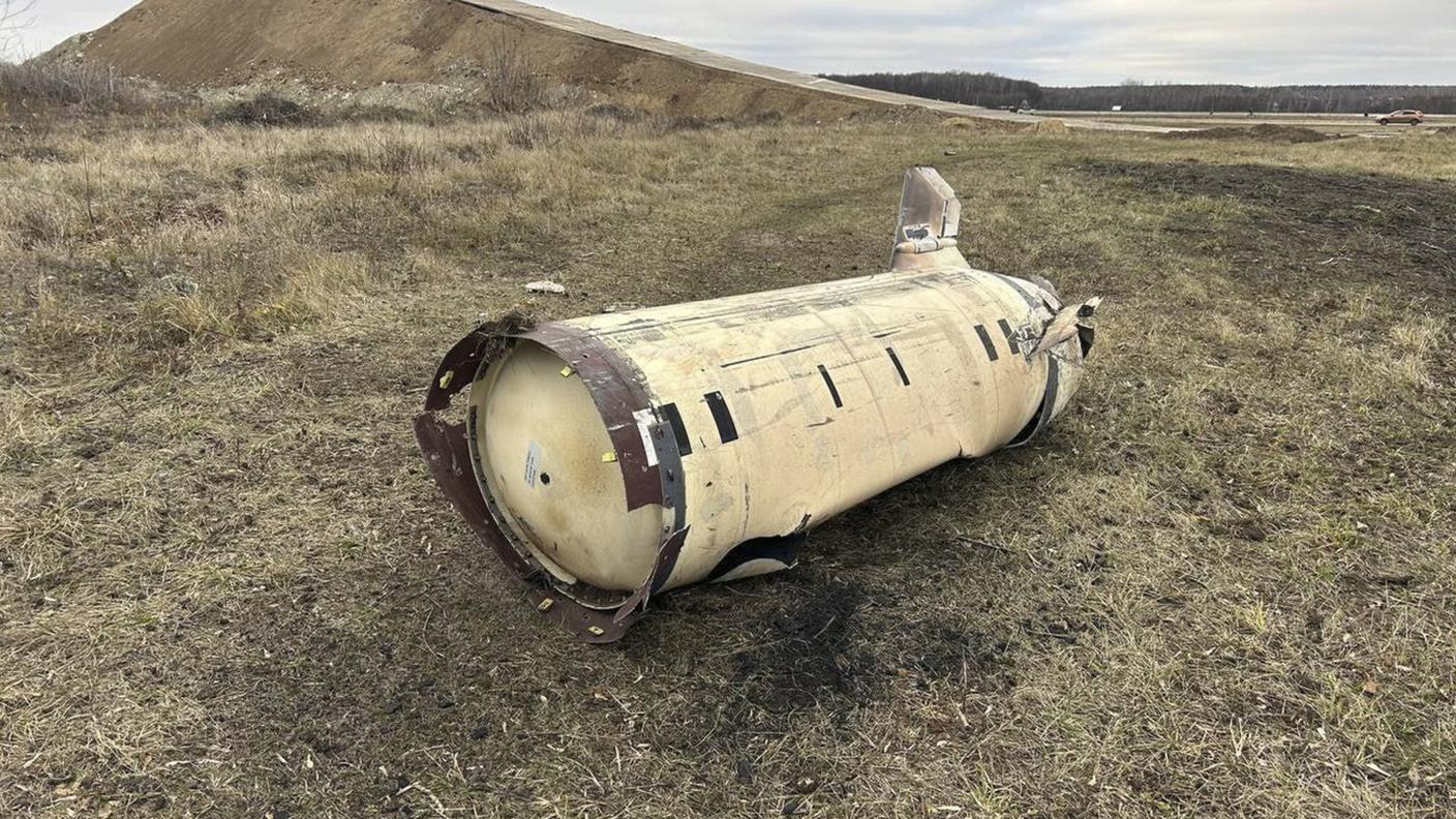 I detriti di un missile ATACMS