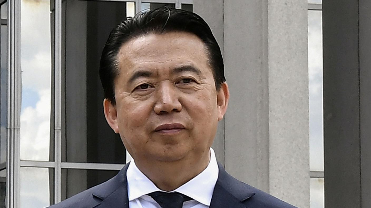 Il presidente dimissionario dell’Interpol ed ex viceministro della pubblica sicurezza Meng Hongwei 