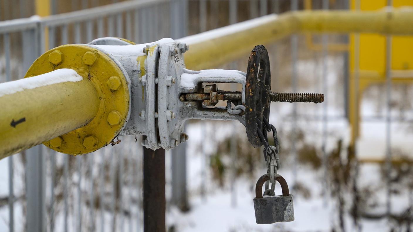 È in vigore da inizio anno lo stop, deciso da Kiev, al transito del gas russo verso l'Europa