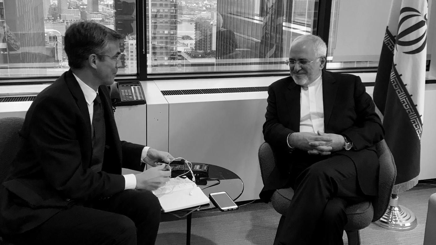Durante l'intervista