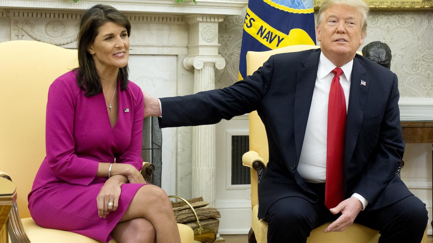Haley e Trump