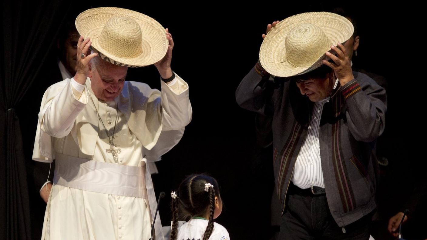 Con Evo Morales in Bolivia, 2015