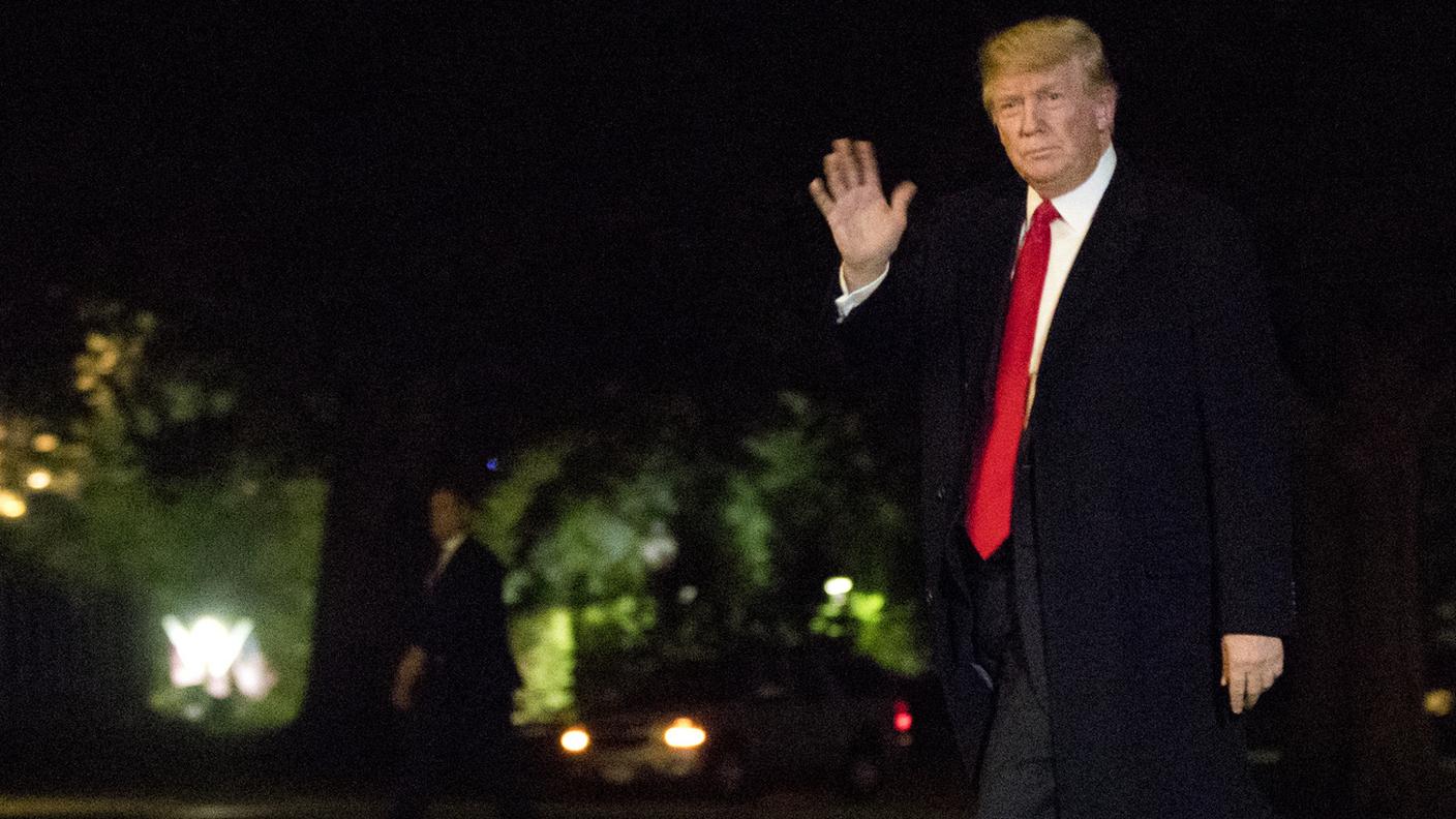 Il presidente statunitense Donald Trump