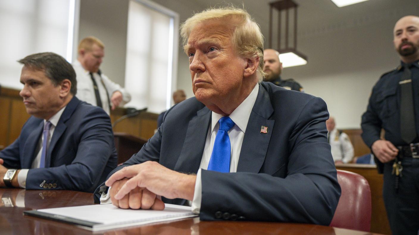 Trump, a maggio, davanti alla Corte di Manhattan: vorrebbe evitare il remake