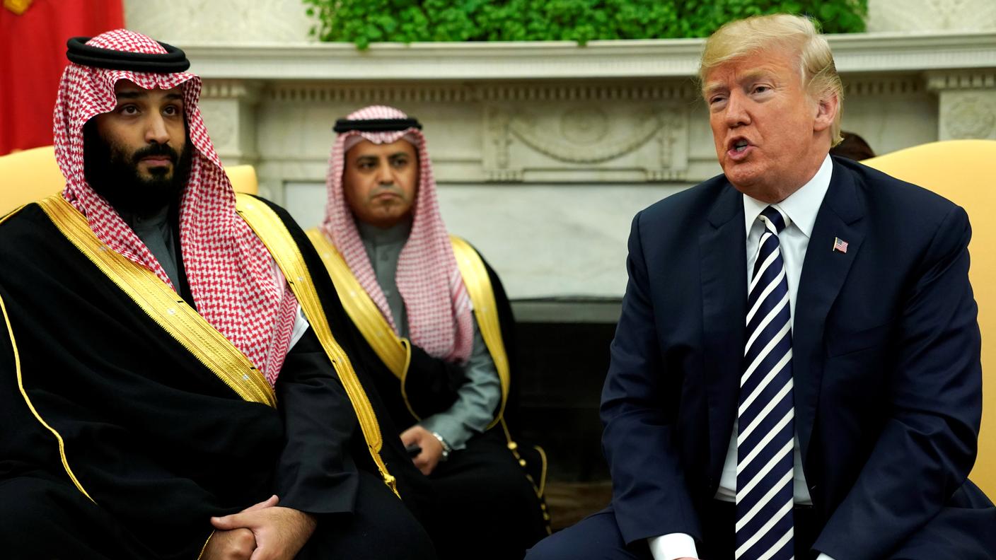 Mohammed bin Salman e Donald Trump