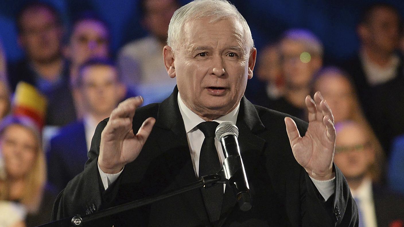 Il leader conservatore Jaroslaw Kaczynski