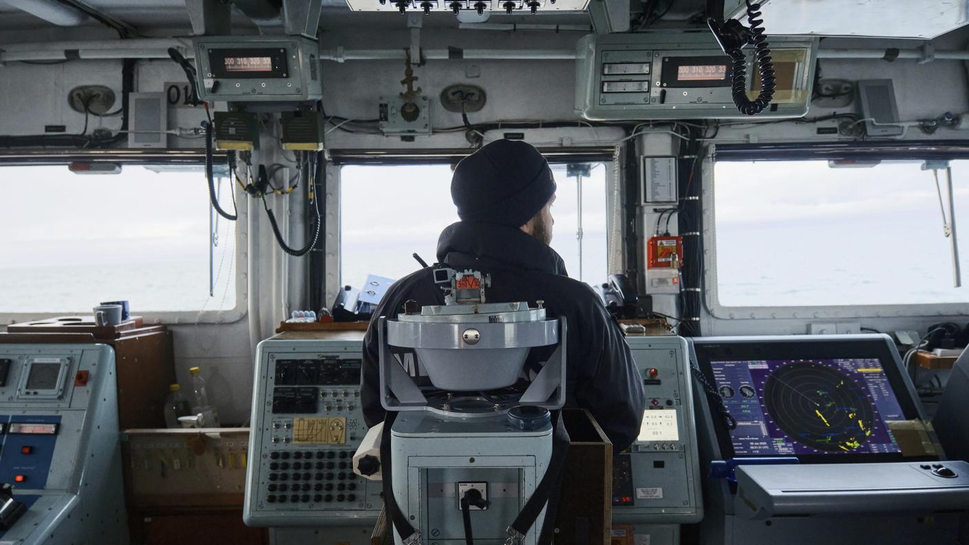 Una nave della marina estone