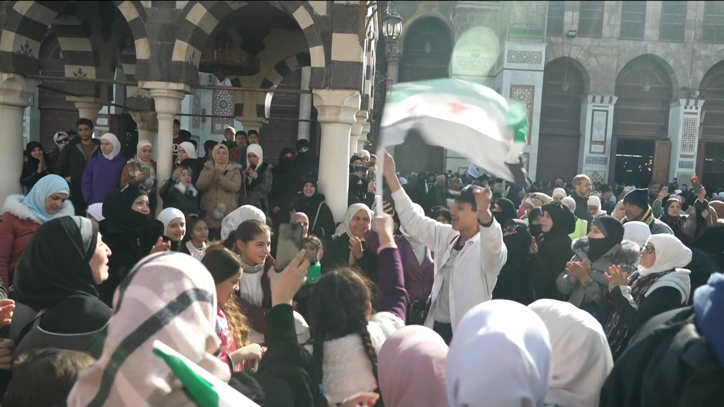 Fuori dalla moschea degli Omayyadi 