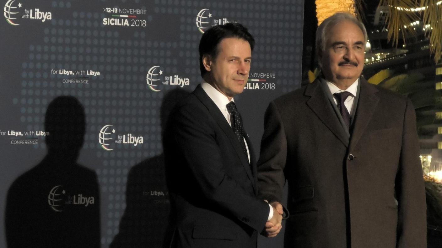Il generale Haftar arriva in Sicilia