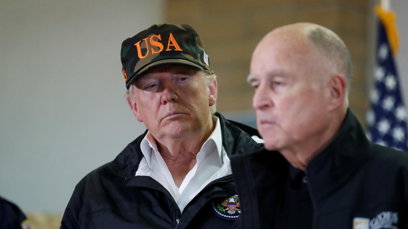 Trump a Chico in California