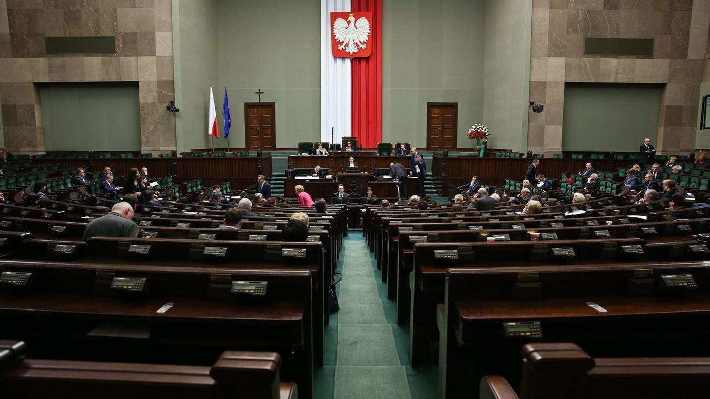 Il Sejm, la camera bassa del Parlamento polacco