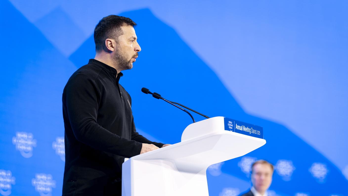 Zelensky al WEF di Davos