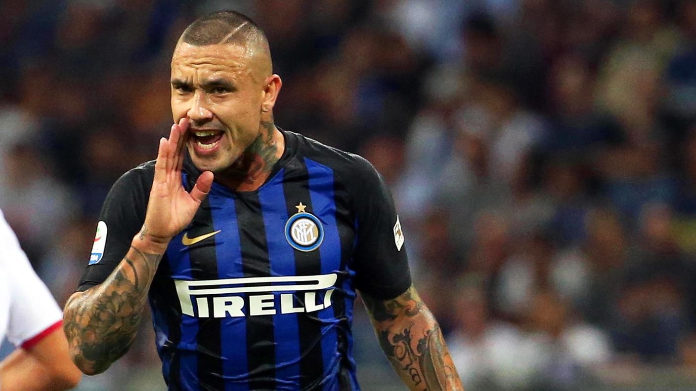 Radja Nainggolan quando vestiva la maglia dell'Inter