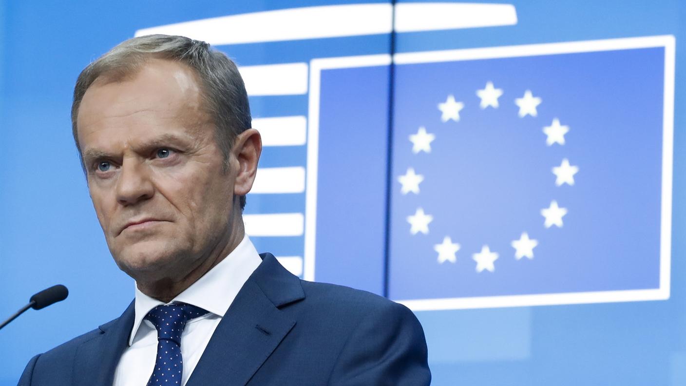 Il testo non è aperto a nuovi negoziati, ha detto il presidente del consiglio europeo Donald Tusk 