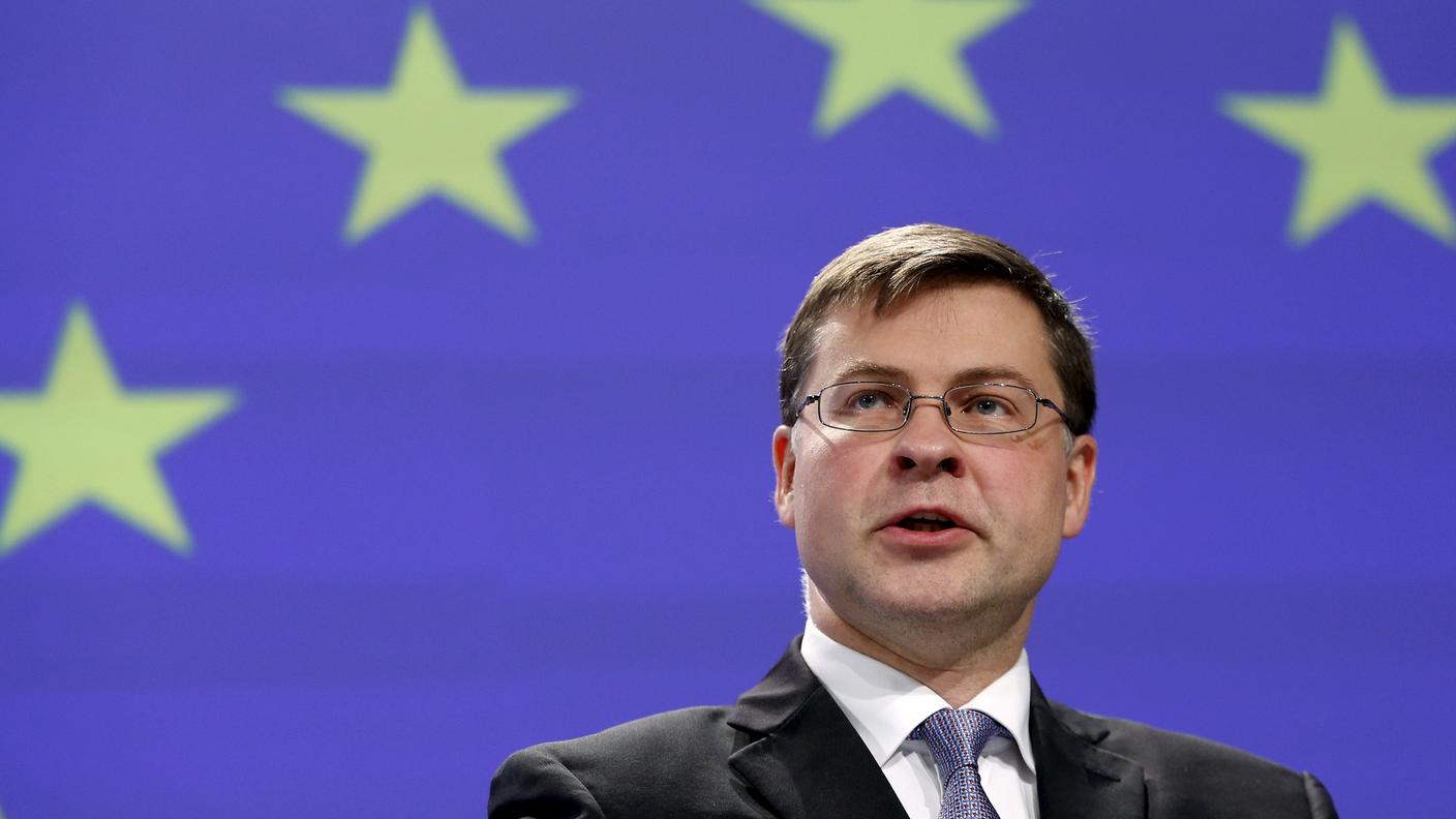 Il vicepresidente della Commissione europea, Valdis Dombrovskis
