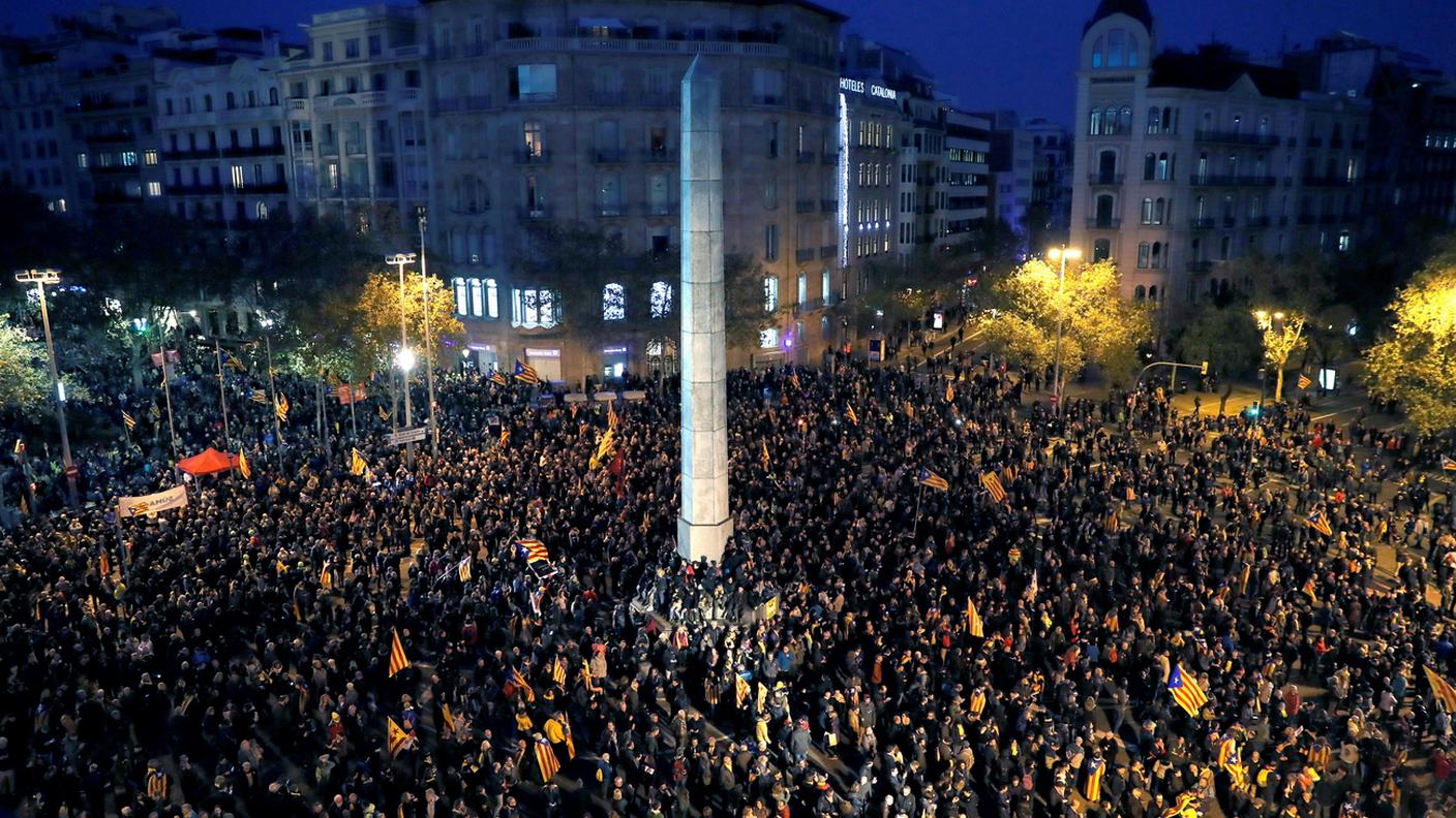 La manifestazione indipendentista