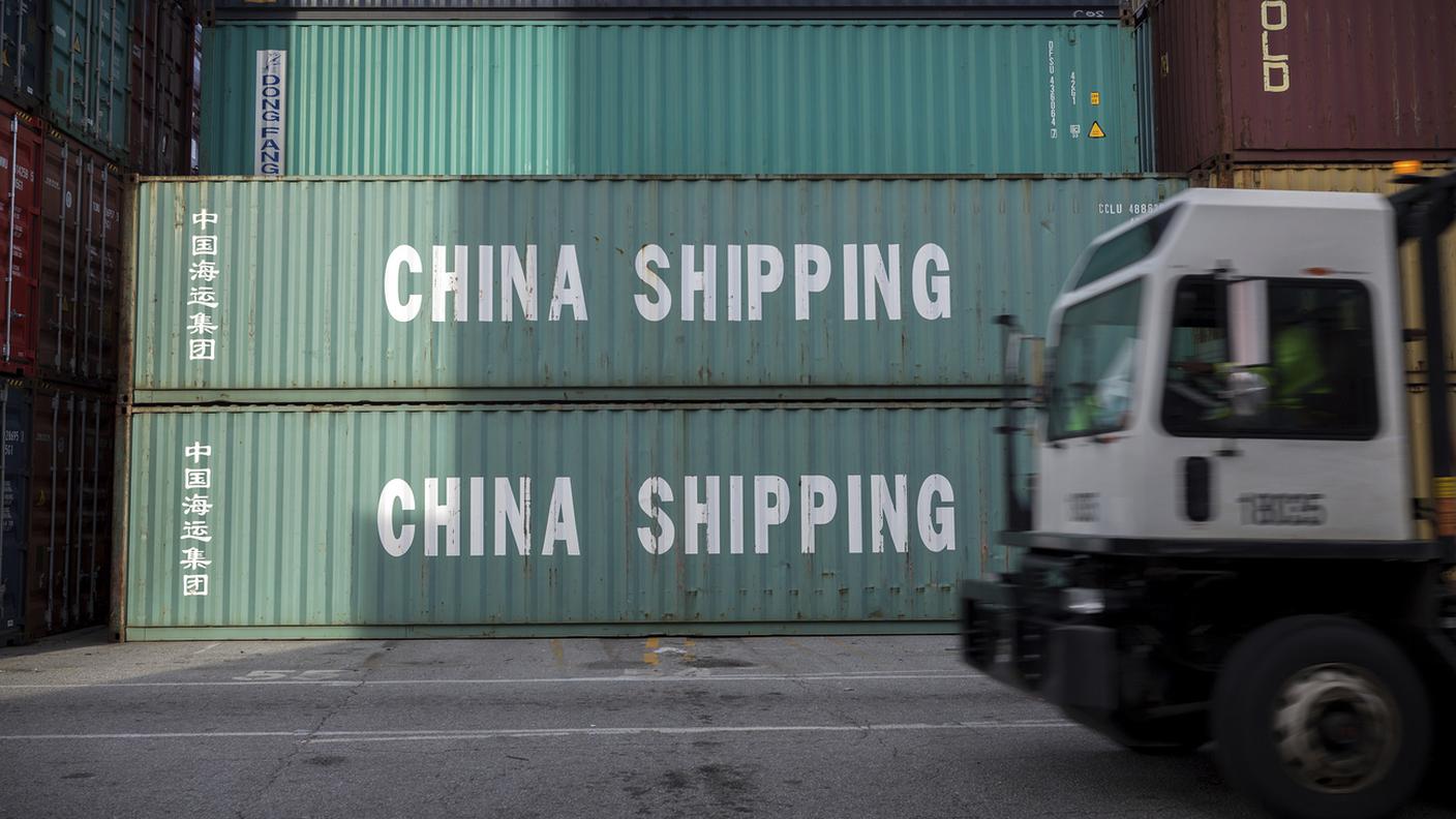 Container con merci cinesi