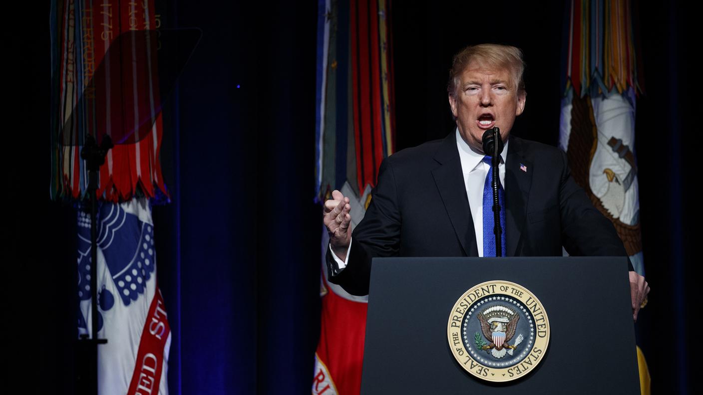 Il presidente statunitense Donald Trump