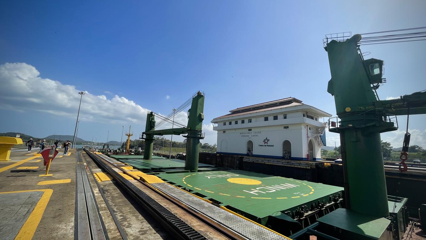 Le chiuse di Miraflores, sulla sponda Pacifica del Canale di Panama