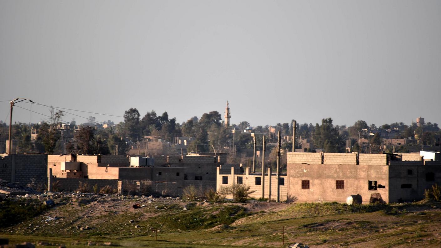 Il villaggio di Baghouz, ultimo feudo dei miliziani IS