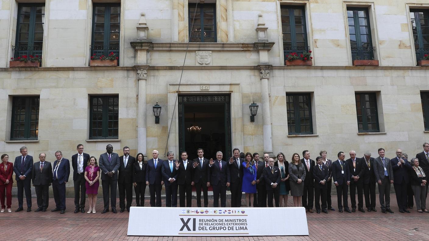 I partecipanti riuniti nella capitale colombiana