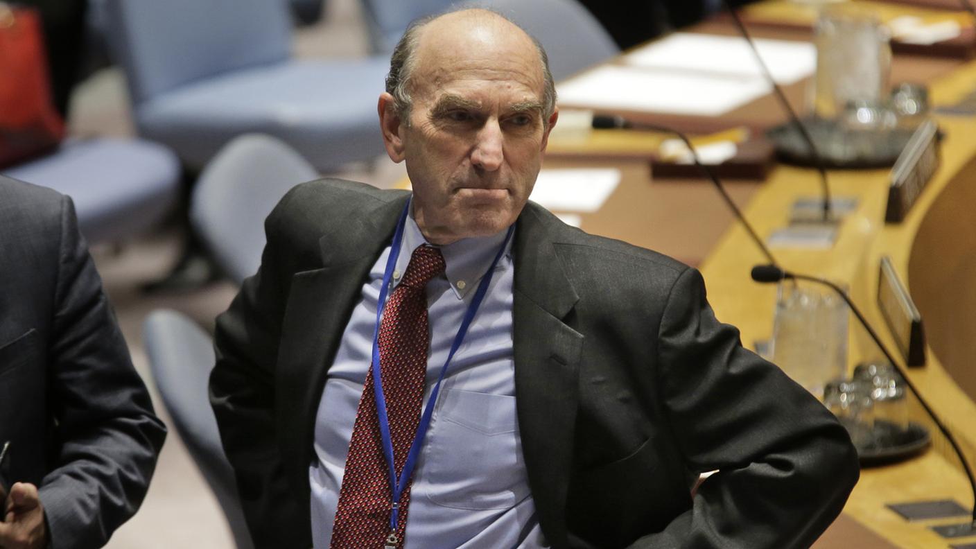 L’inviato statunitense per il Venezuela, Elliott Abrams