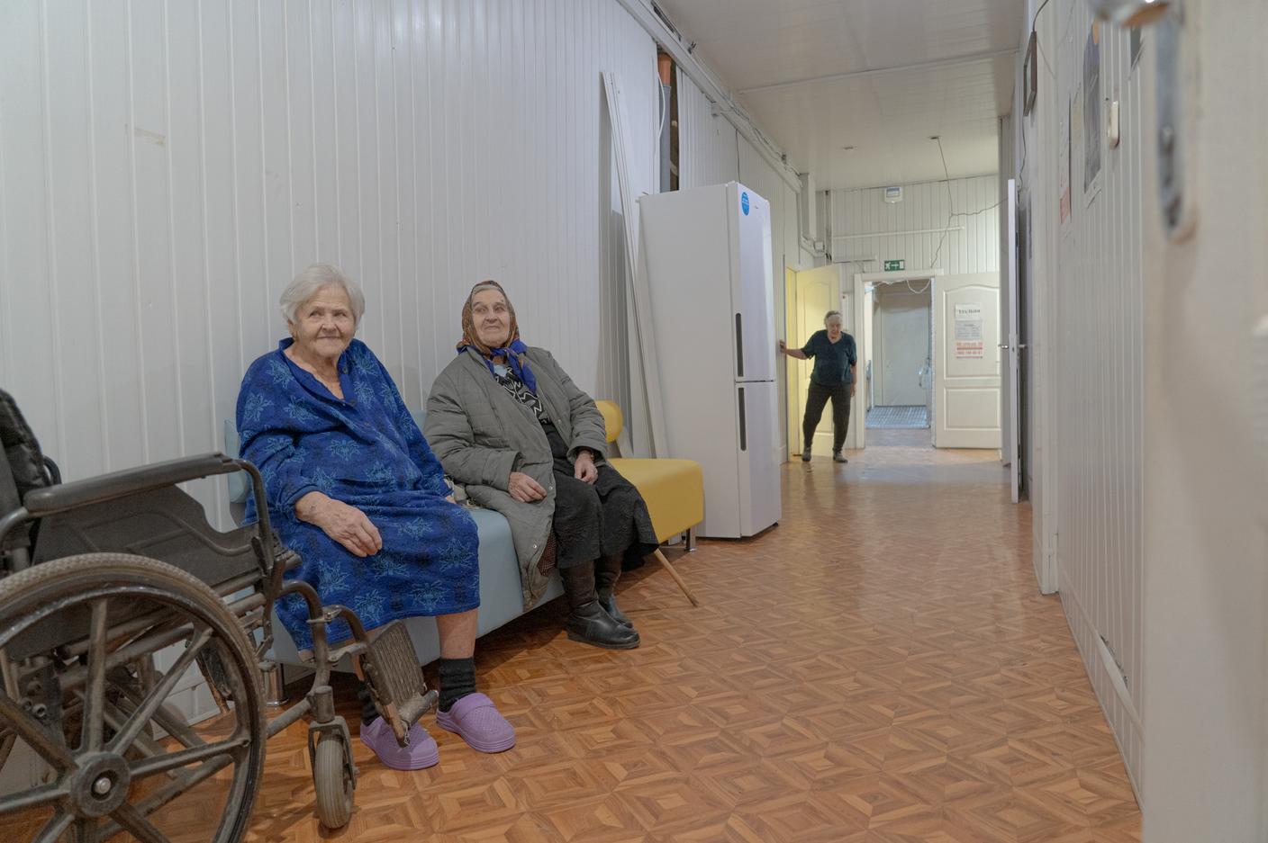 Un centro di accoglienza a Dnipro