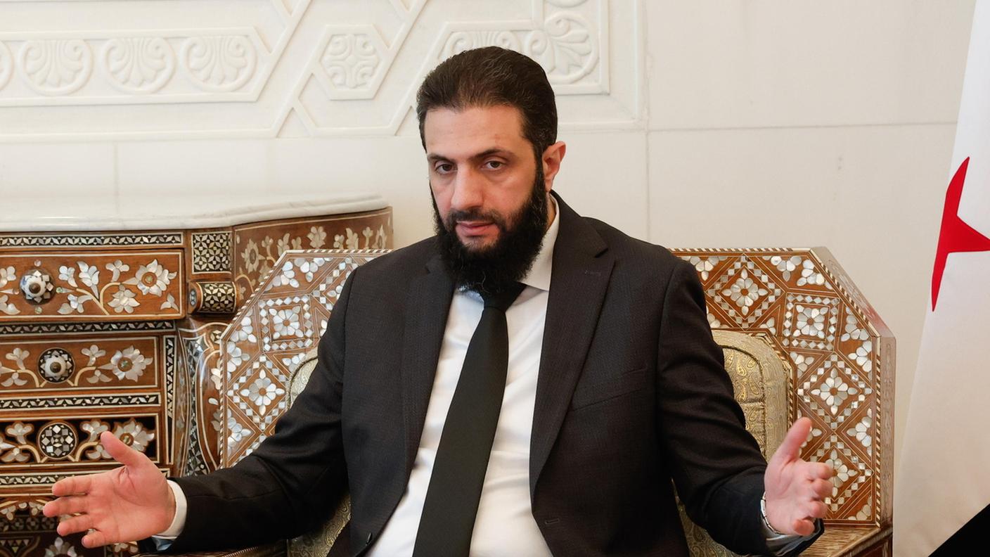 Il leader siriano Ahmad Sharaa