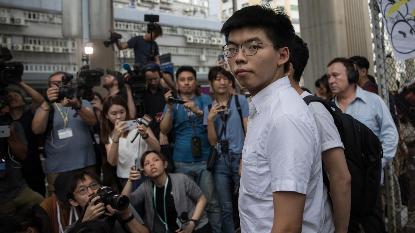 Il dissidente pro-democrazia Joshua Wong