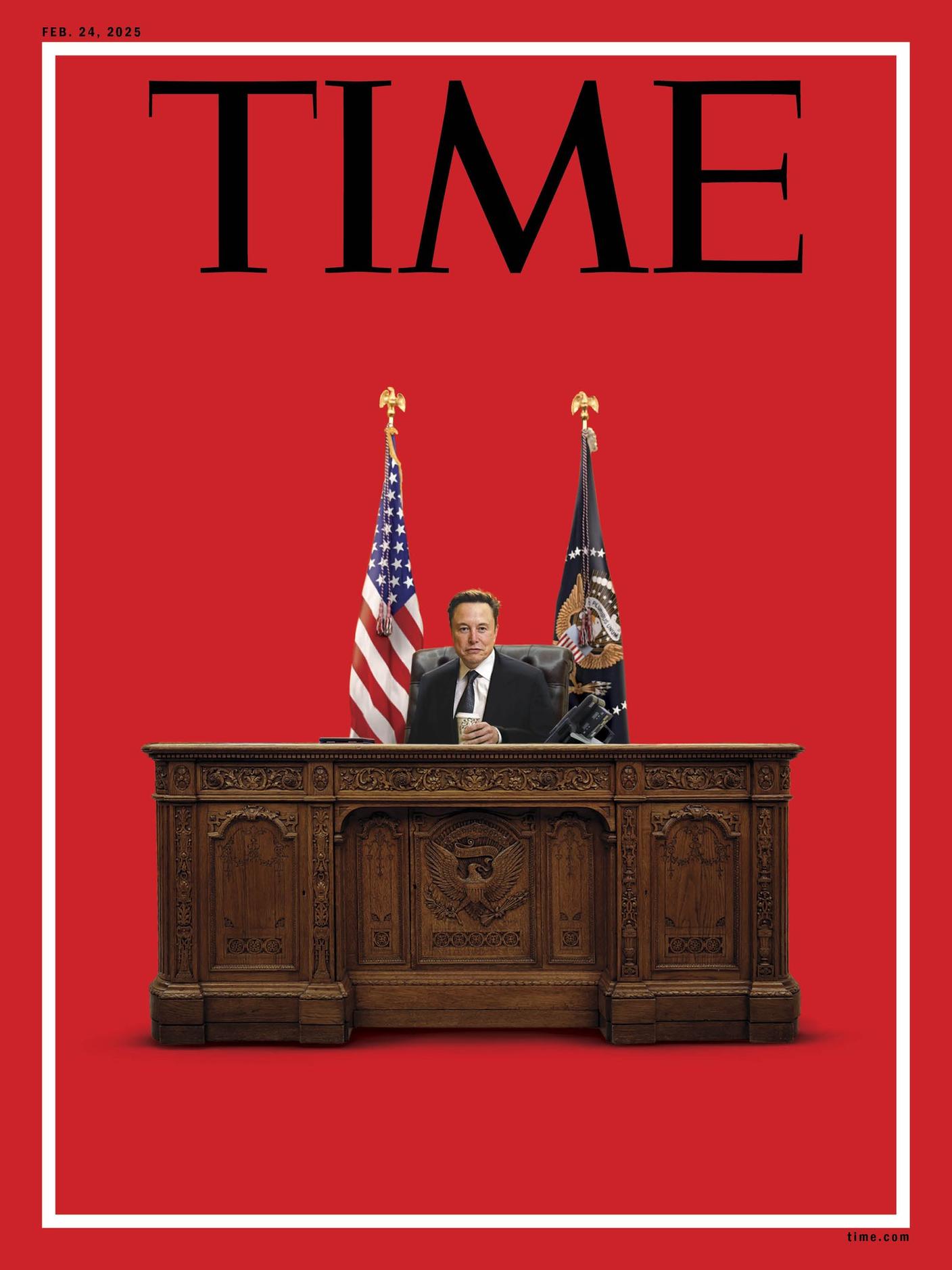 La copertina di Time del 24 febbraio 2025