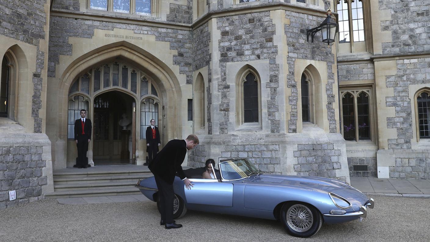 Harry e Meghan lasciano Frogmore poco dopo il loro matrimonio