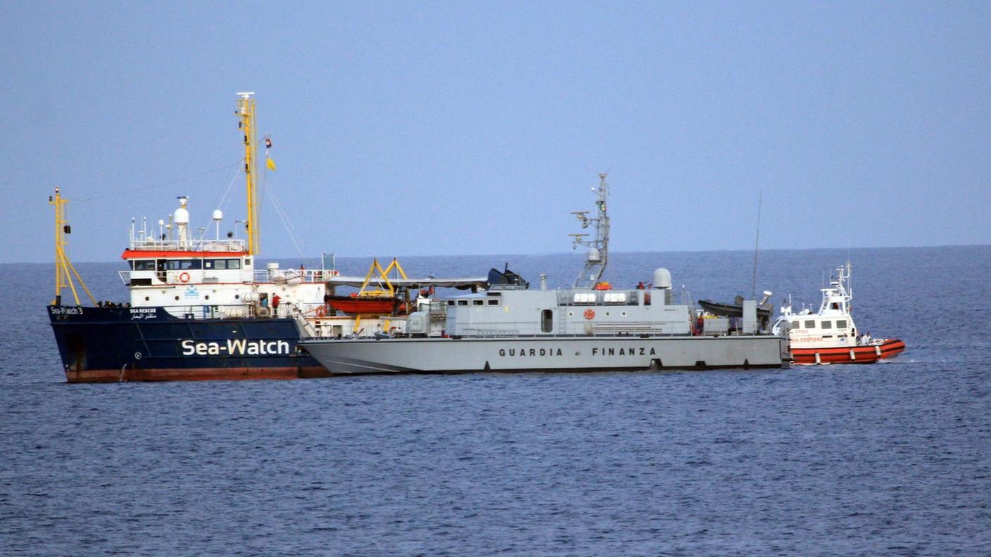 La Sea Watch in un'immagine d'archivio scattata in maggio