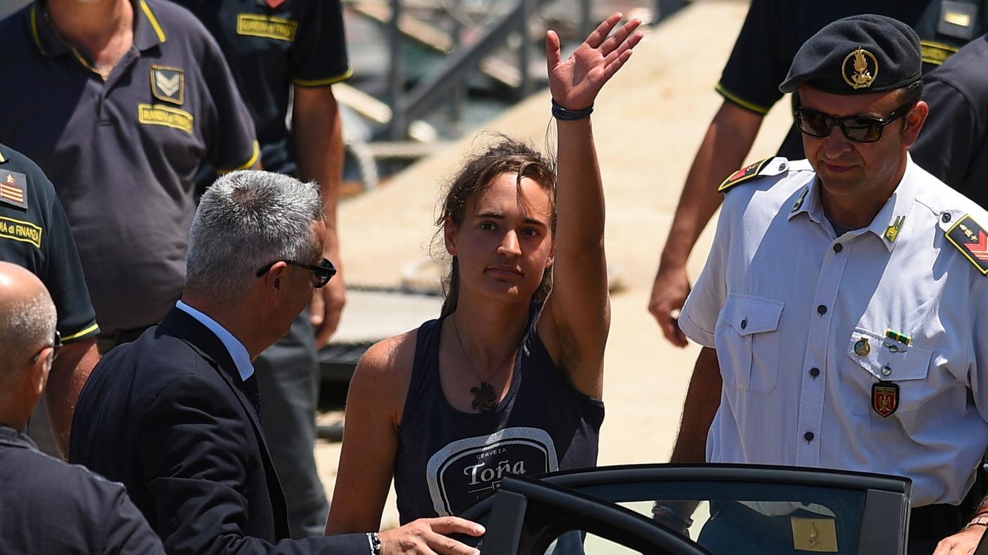 Carola Rackete torna in libertà dopo la decisione presa dal GIP di Agrigento