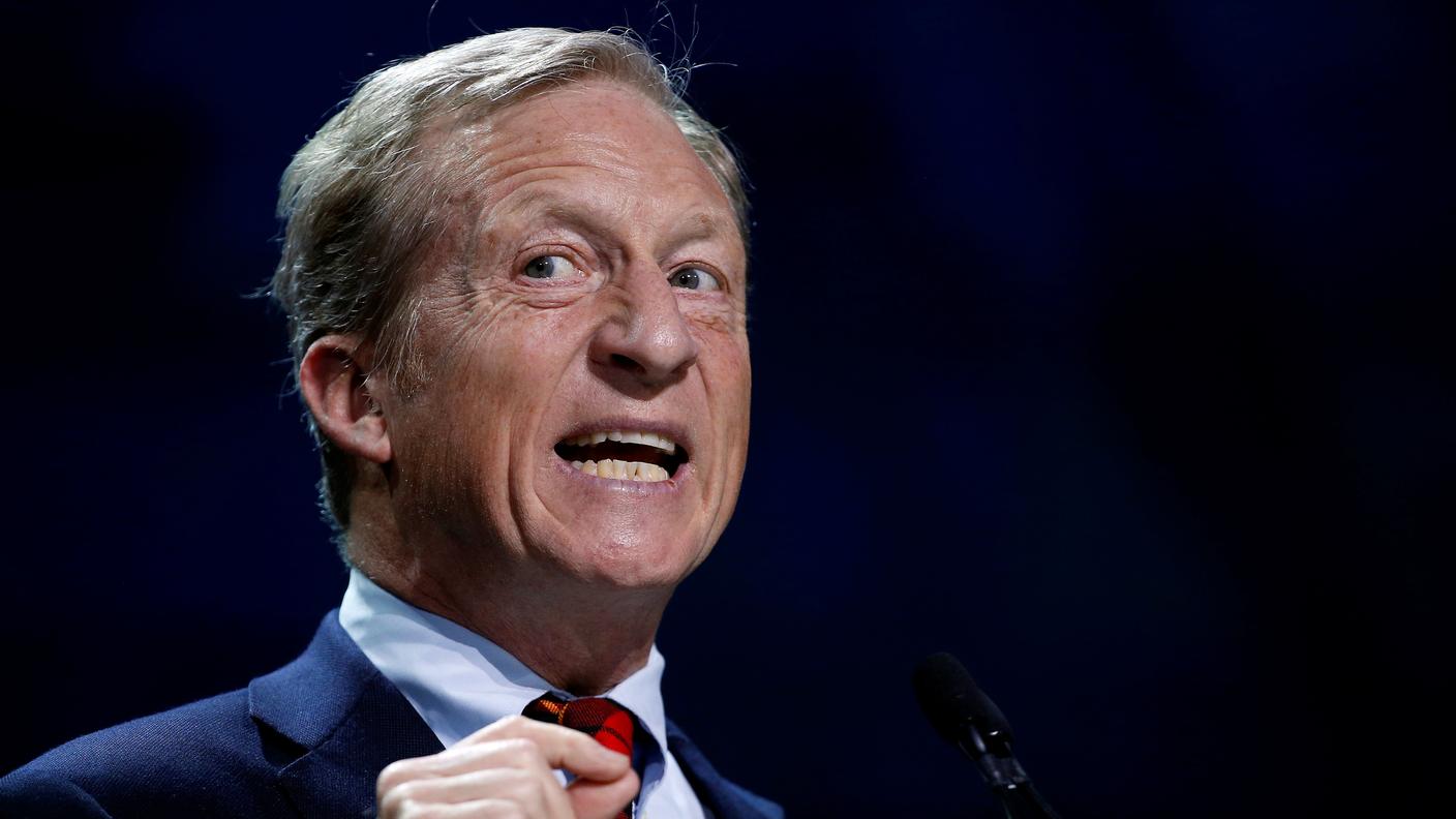 Il tycoon anti-Trump ed ecologista Tom Steyer 