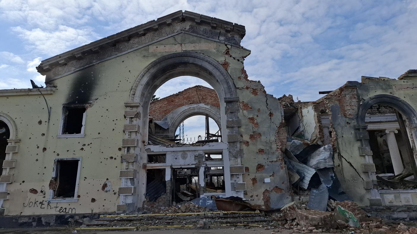 La stazione ferroviaria Kostyantynivka