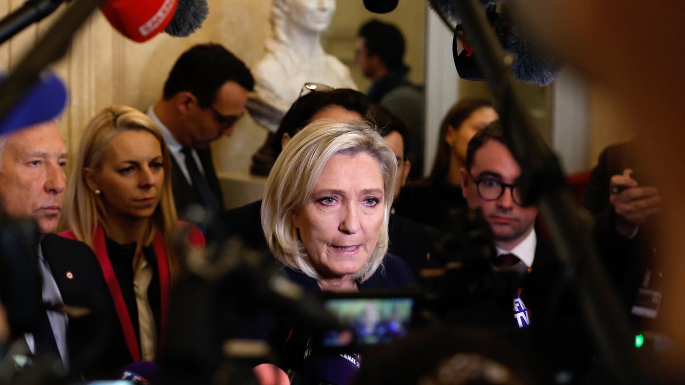 Le Pen dopo la sentenza