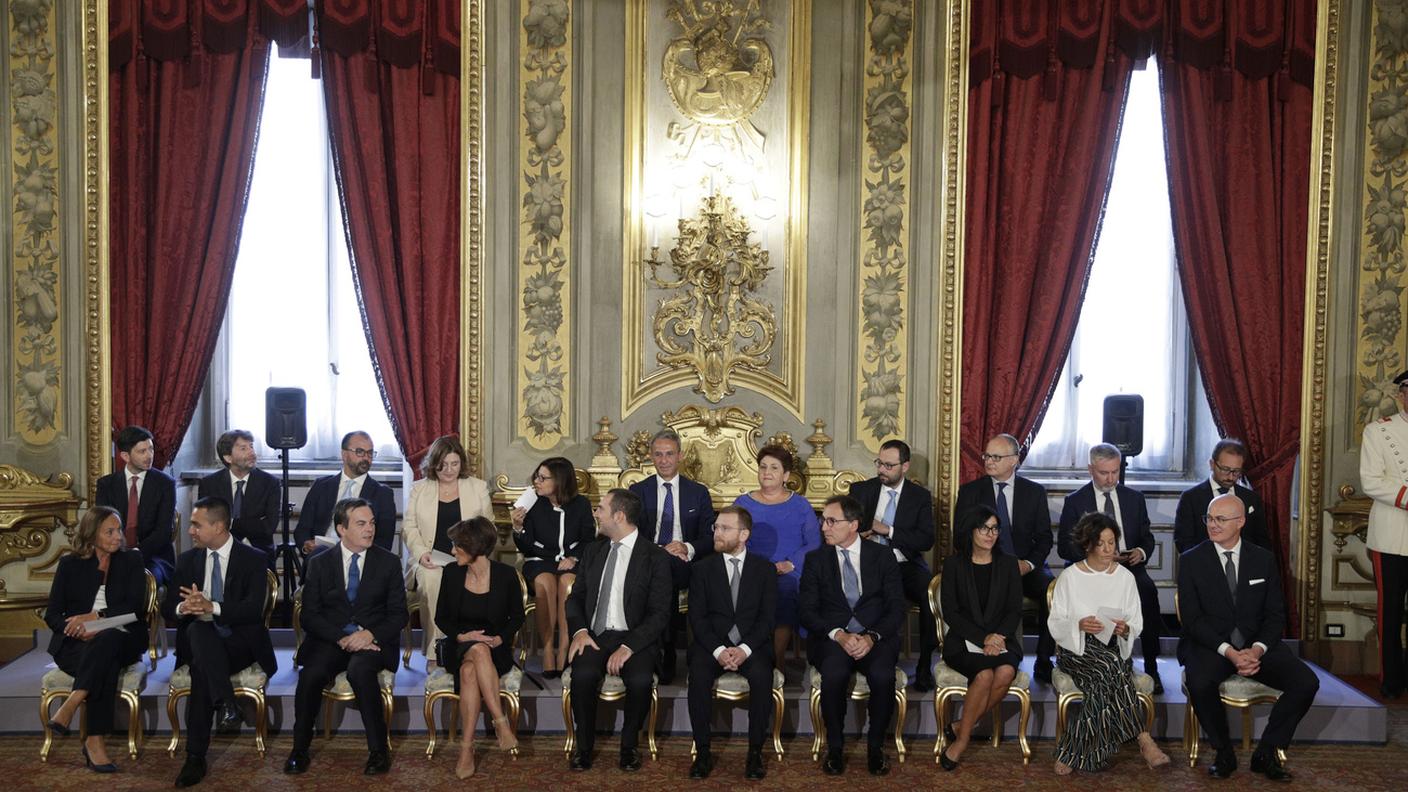 I ministri del Conte bis al Quirinale