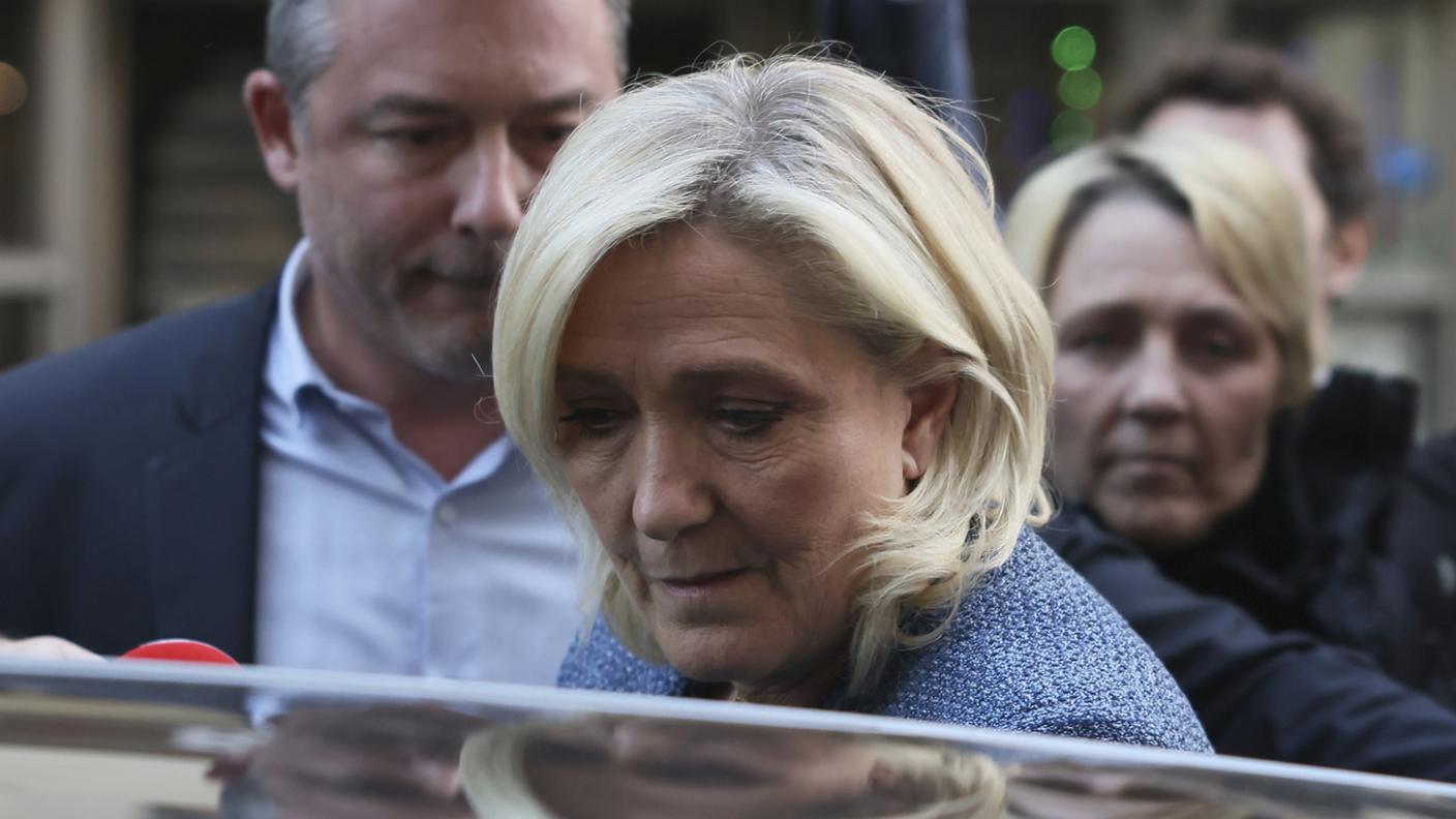 Marine Le Pen , leader del RN