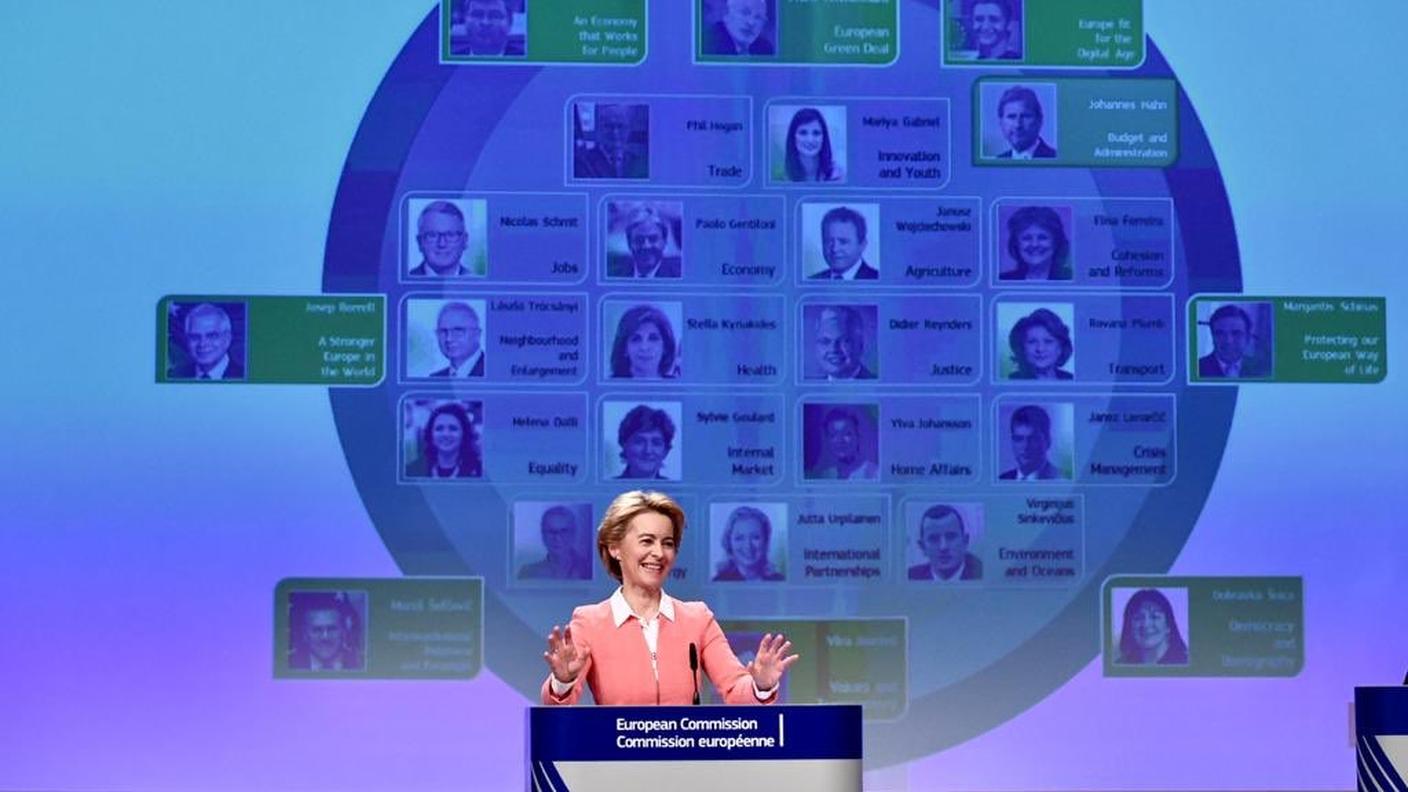 Ursula von der Leyen presenta la ripartizione dei compiti in seno alla nuova Commissione UE