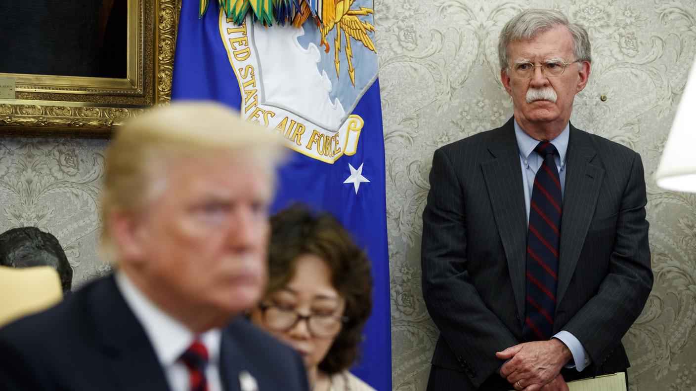 Settembre 2019: l'ultima apparizione di John Bolton alla Casa Bianca
