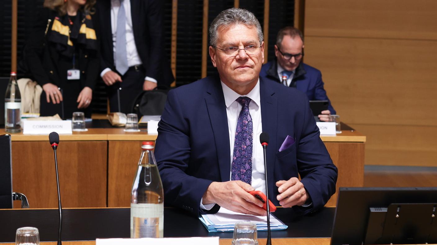 Il commissario Maros Sefcovic